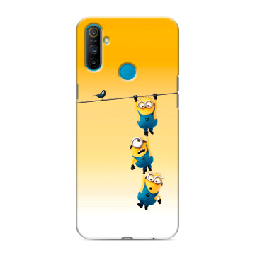 Силиконовый чехол на Realme C3 с принтом Миньоны Силиконовый чехол на Realme C3 с принтом Миньоны