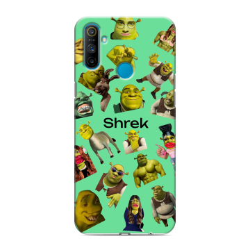 Силиконовый чехол на Realme C3 с принтом Шрек Shrek