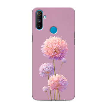 Силиконовый чехол на Realme C3 с принтом Цветы Силиконовый чехол на Realme C3 с принтом Цветы