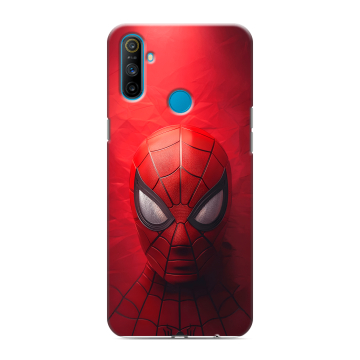 Силиконовый чехол на Realme C3 с принтом Spiderman Человек паук