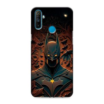 Силиконовый чехол на Realme C3 с принтом Batman Бэтмен