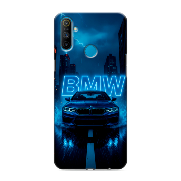 Силиконовый чехол на Realme C3 с принтом BMW БМВ