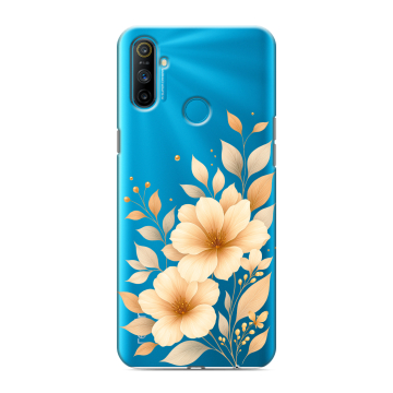 Силиконовый чехол на Realme C3 с принтом для девушки