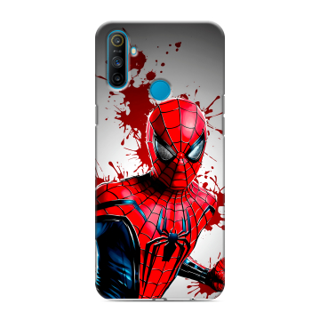 Силиконовый чехол на Realme C3 с принтом Spiderman Человек паук Силиконовый чехол на Realme C3 с принтом Spiderman Человек паук