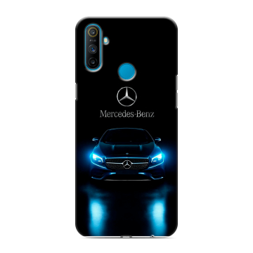 Силиконовый чехол на Realme C3 с принтом Mercedes Мерседес