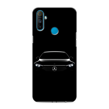 Силиконовый чехол на Realme C3 с принтом Mercedes Мерседес