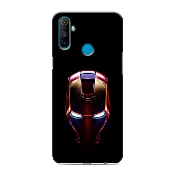 Силиконовый чехол на Realme C3 с принтом IronMan Железный человек