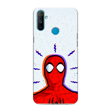 Силиконовый чехол на Realme C3 с принтом Spiderman Человек паук