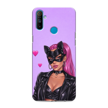 Силиконовый чехол на Realme C3 с принтом женский Силиконовый чехол на Realme C3 с принтом женский