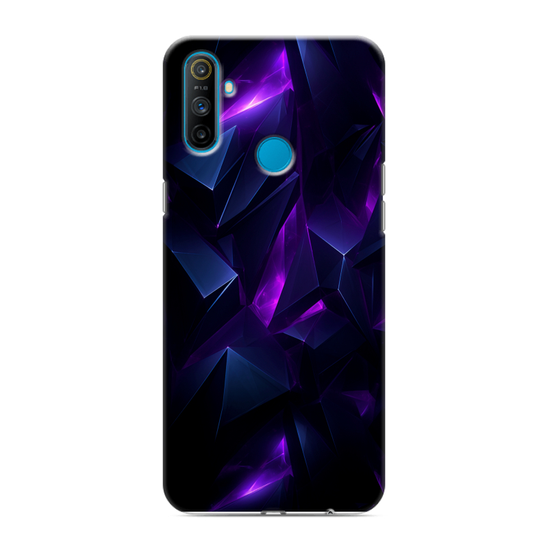Силиконовый противоударный чехол на Realme C3 с принтом Абстракиция Силиконовый противоударный чехол на Realme C3 с принтом Абстракиция