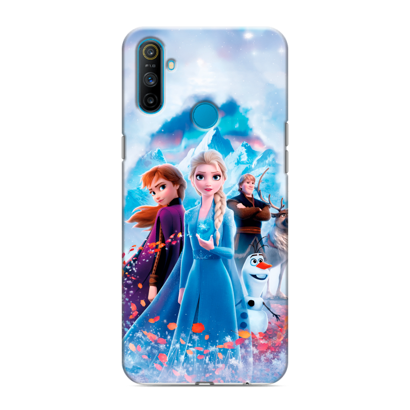 Силиконовый чехол на Realme C3 с принтом Холодное сердце Frozen Силиконовый чехол на Realme C3 с принтом Холодное сердце Frozen