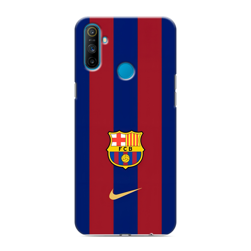 Силиконовый чехол на Realme C3 с принтом Барселона Barcelona Силиконовый чехол на Realme C3 с принтом Барселона Barcelona