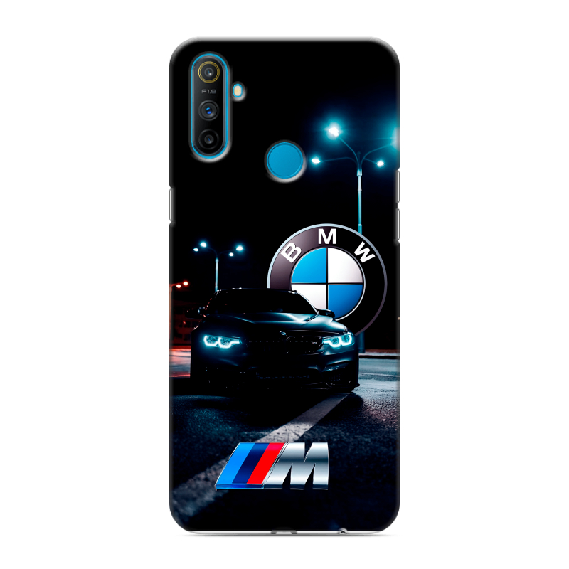 Силиконовый чехол на Realme C3 с принтом БМВ BMW Силиконовый чехол на Realme C3 с принтом БМВ BMW