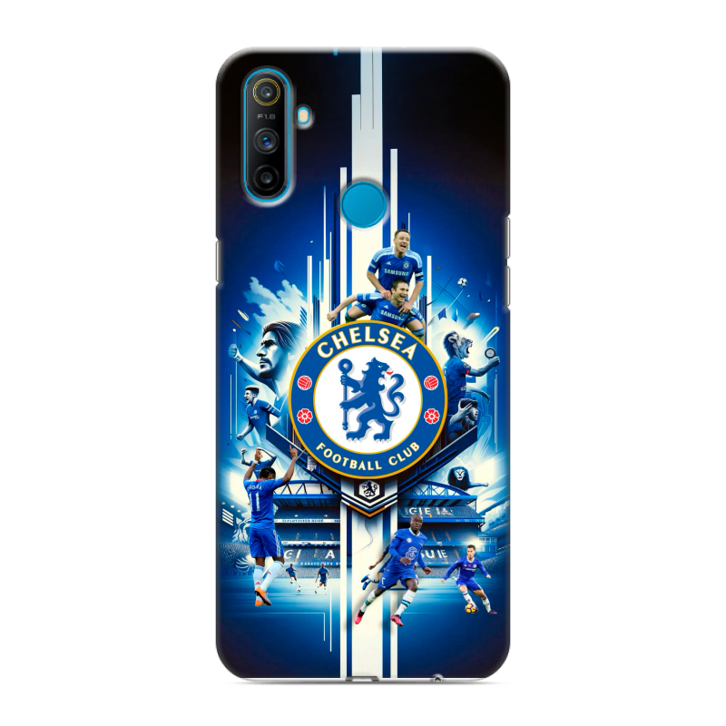 Силиконовый чехол на Realme C3 с принтом Chelsea Челси Силиконовый чехол на Realme C3 с принтом Chelsea Челси
