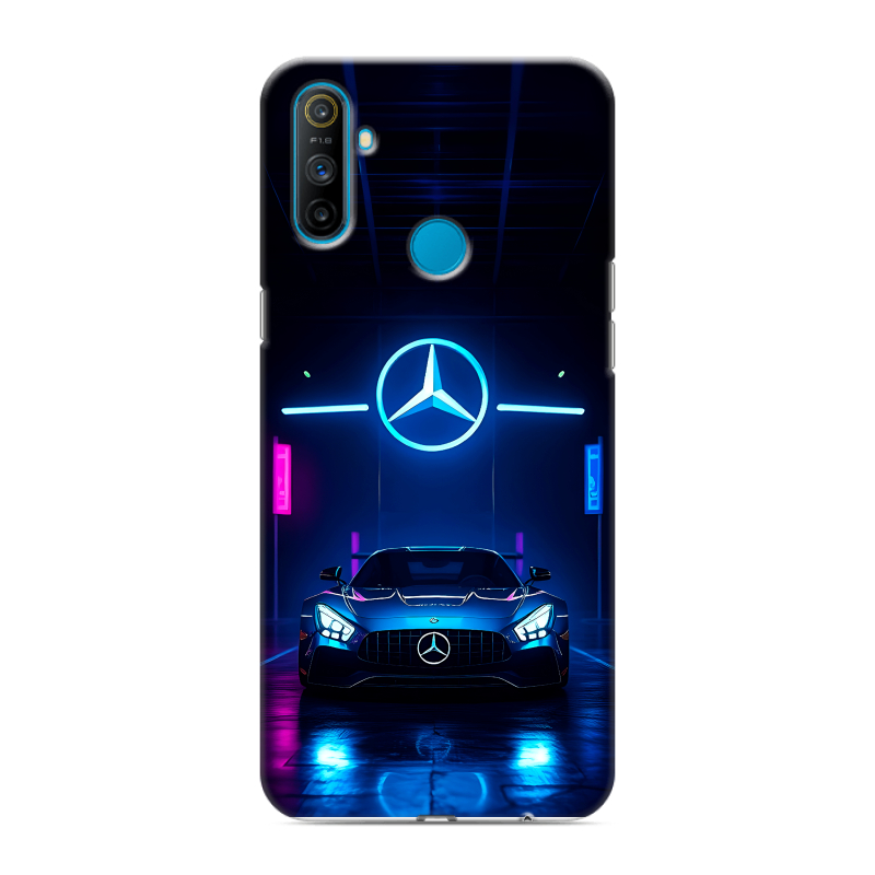 Силиконовый чехол на Realme C3 с принтом Mercedes Мерседес Силиконовый чехол на Realme C3 с принтом Mercedes Мерседес