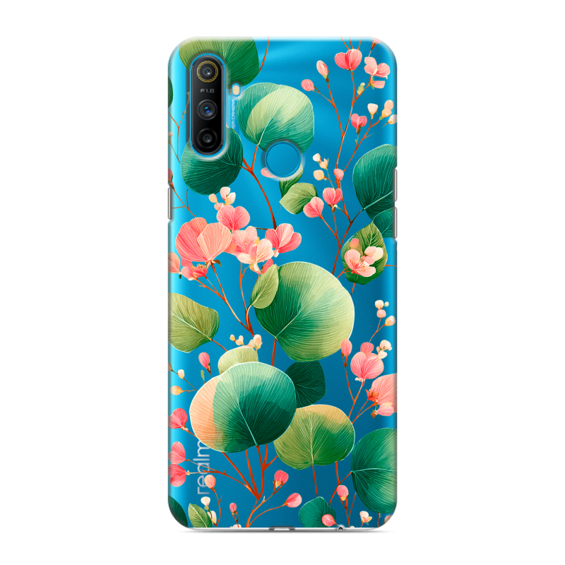 Силиконовый чехол на Realme C3 с принтом женский Силиконовый чехол на Realme C3 с принтом женский