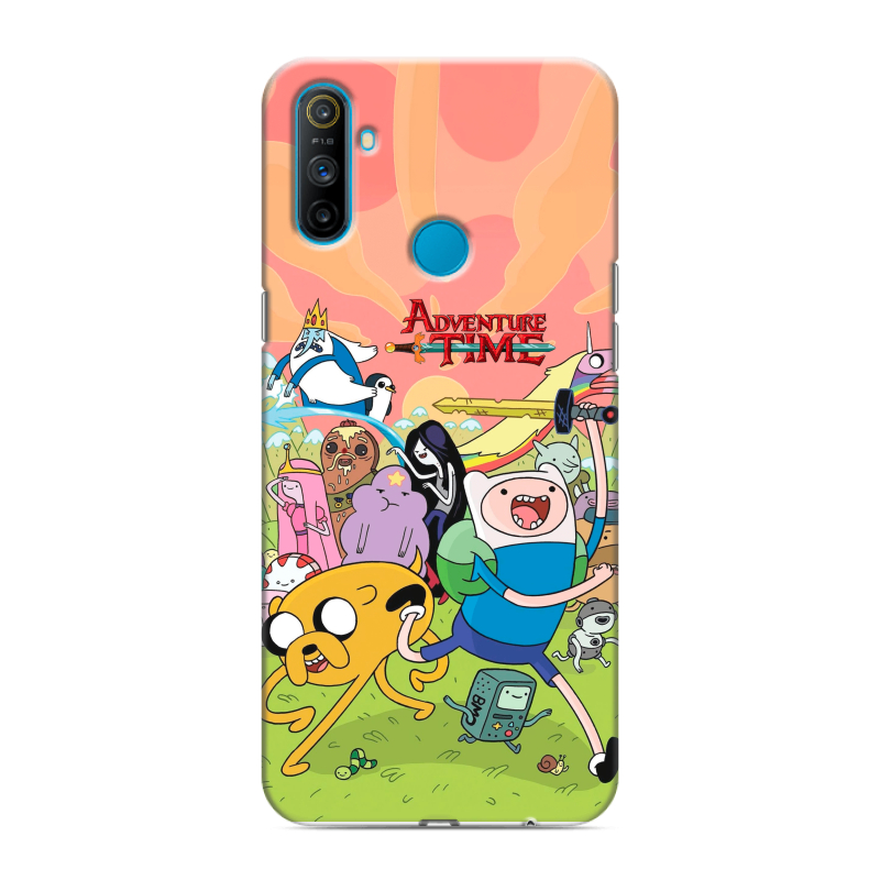 Силиконовый чехол на Realme C3 с принтом Adventure time Время приключений Силиконовый чехол на Realme C3 с принтом Adventure time Время приключений