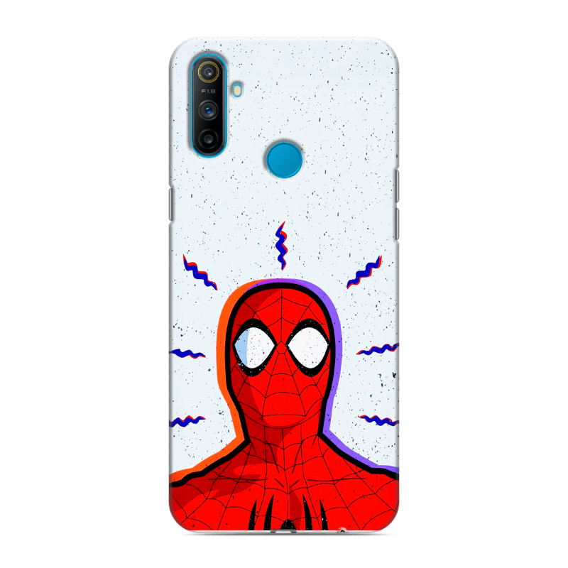 Силиконовый чехол на Realme C3 с принтом Spiderman Человек паук Силиконовый чехол на Realme C3 с принтом Spiderman Человек паук
