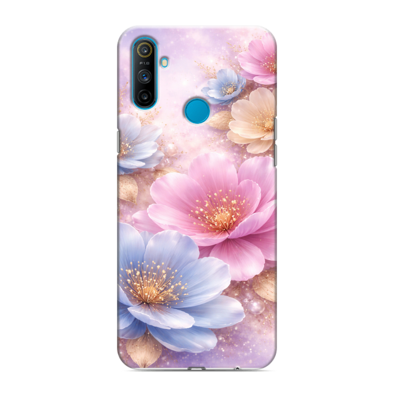 Силиконовый чехол на Realme C3 с принтом женский Силиконовый чехол на Realme C3 с принтом женский