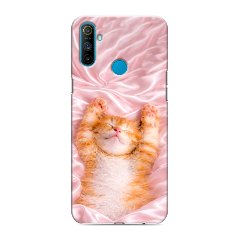 Силиконовый чехол на Realme C3 с принтом женский Силиконовый чехол на Realme C3 с принтом женский
