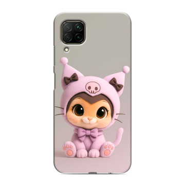 Силиконовый противоударный чехол на Huawei P40 Lite с принтом Куроми Kuromi Силиконовый противоударный чехол на Huawei P40 Lite с принтом Куроми Kuromi