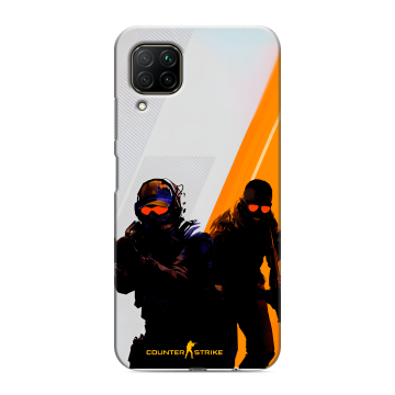 Силиконовый противоударный чехол на Huawei P40 Lite с принтом Контер страйк Counter strike Силиконовый противоударный чехол на Huawei P40 Lite с принтом Контер страйк Counter strike