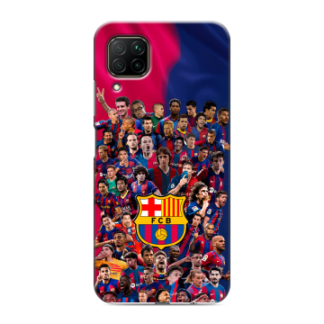 Силиконовый противоударный чехол на Huawei P40 Lite с принтом Барселона Barcelona Силиконовый противоударный чехол на Huawei P40 Lite с принтом Барселона Barcelona