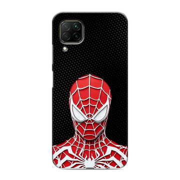 Силиконовый противоударный чехол на Huawei P40 Lite с принтом человек паук spiderman Силиконовый противоударный чехол на Huawei P40 Lite с принтом человек паук spiderman