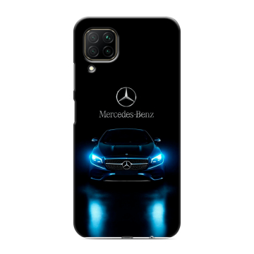 Силиконовый противоударный чехол на Huawei P40 Lite с принтом Mercedes Мерседес Силиконовый противоударный чехол на Huawei P40 Lite с принтом Mercedes Мерседес