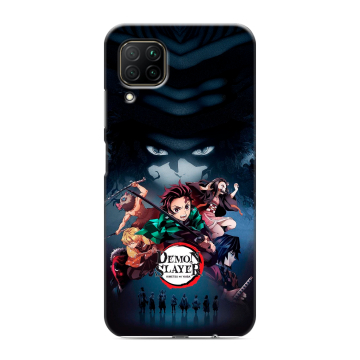 Силиконовый противоударный чехол на Huawei P40 Lite с принтом Demon Slayer Клинок рассекающий демонов Силиконовый противоударный чехол на Huawei P40 Lite с принтом Demon Slayer Клинок рассекающий демонов