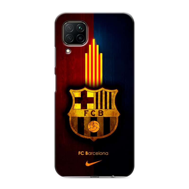 Силиконовый противоударный чехол на Huawei P40 Lite с принтом Барселона Barcelona Силиконовый противоударный чехол на Huawei P40 Lite с принтом Барселона Barcelona