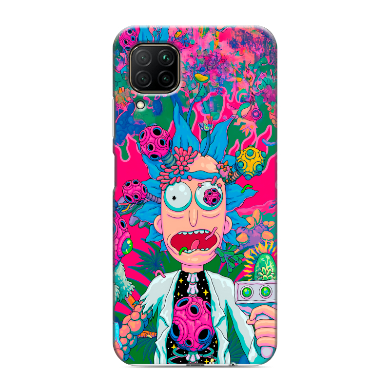 Силиконовый противоударный чехол на Huawei P40 Lite с принтом Рик и Морти Rick Morty Силиконовый противоударный чехол на Huawei P40 Lite с принтом Рик и Морти Rick Morty