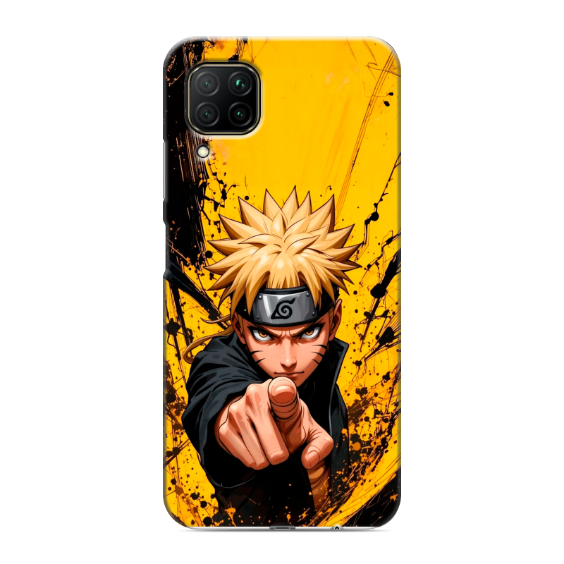 Силиконовый противоударный чехол на Huawei P40 Lite с принтом Naruto Наруто Силиконовый противоударный чехол на Huawei P40 Lite с принтом Naruto Наруто