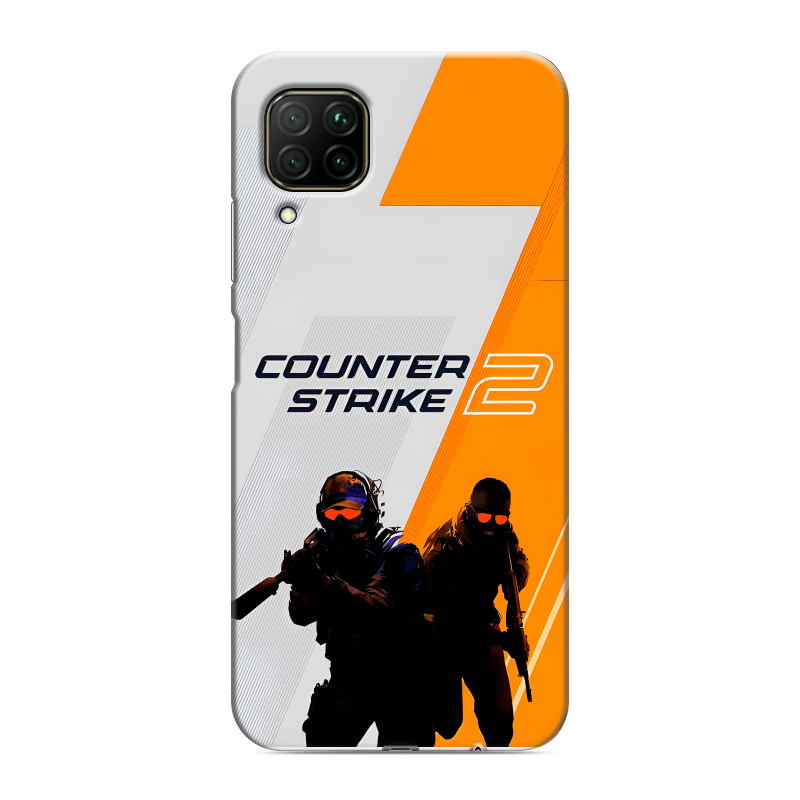 Силиконовый противоударный чехол на Huawei P40 Lite с принтом Counter Strike Силиконовый противоударный чехол на Huawei P40 Lite с принтом Counter Strike