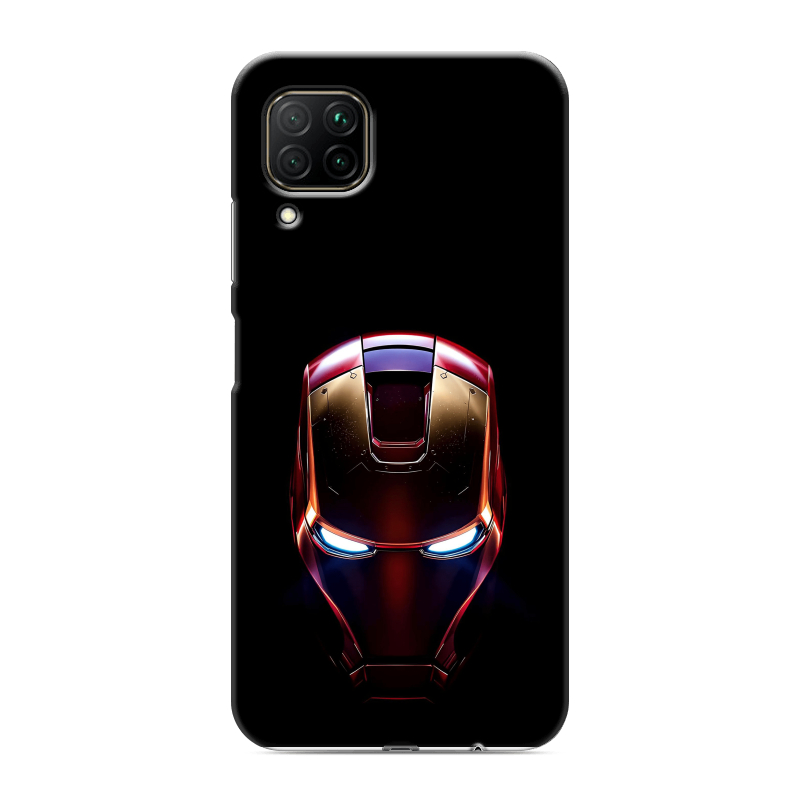 Силиконовый противоударный чехол на Huawei P40 Lite с принтом IronMan Железный человек Силиконовый противоударный чехол на Huawei P40 Lite с принтом IronMan Железный человек