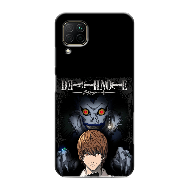 Силиконовый противоударный чехол на Huawei P40 Lite с принтом Death note Тетрадь смерти Силиконовый противоударный чехол на Huawei P40 Lite с принтом Death note Тетрадь смерти