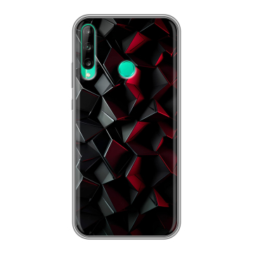 Силиконовый чехол на Huawei P40 Lite E с принтом Абстракция