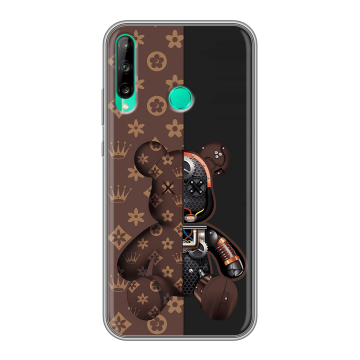 Силиконовый чехол на Huawei P40 Lite E с принтом Луи робот