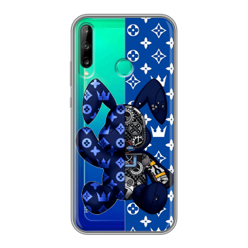 Силиконовый чехол на Huawei P40 Lite E с принтом Луи робот
