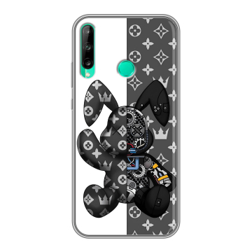 Силиконовый чехол на Huawei P40 Lite E с принтом Луи робот