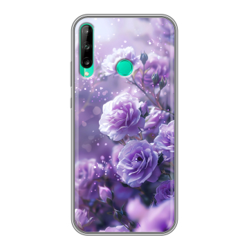 Силиконовый чехол на Huawei P40 Lite E с принтом Розы цветы