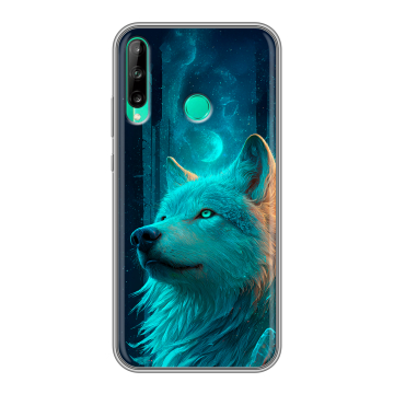 Силиконовый чехол на Huawei P40 Lite E с принтом бабочки саккура Силиконовый чехол на Huawei P40 Lite E с принтом бабочки саккура