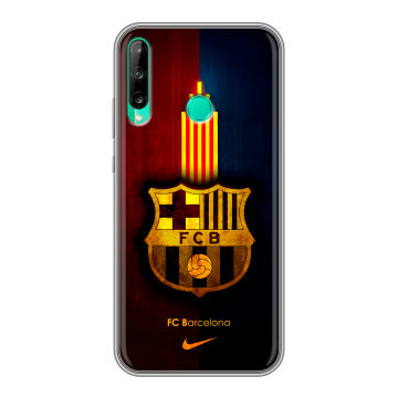 Силиконовый чехол на Huawei P40 Lite E с принтом Барселона Barcelona