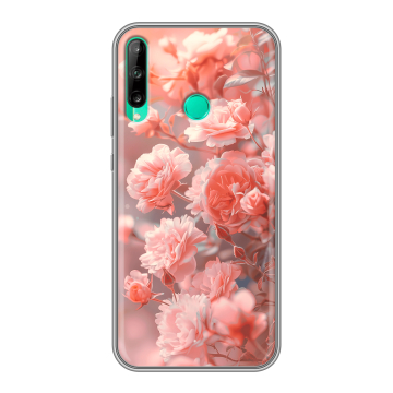 Силиконовый чехол на Huawei P40 Lite E с принтом Розы цветы