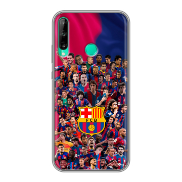 Силиконовый чехол на Huawei P40 Lite E с принтом Барселона Barcelona