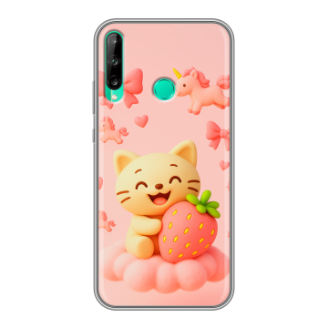 Силиконовый чехол на Huawei P40 Lite E с принтом для девочек