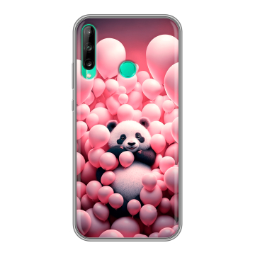 Силиконовый чехол на Huawei P40 Lite E с принтом Панда Силиконовый чехол на Huawei P40 Lite E с принтом Панда