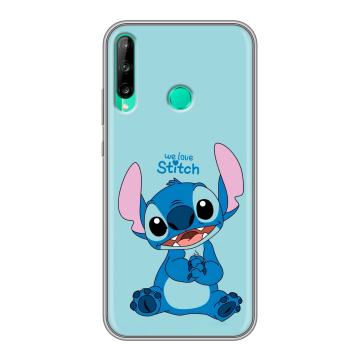 Силиконовый чехол на Huawei P40 Lite E с принтом Лило и Стич