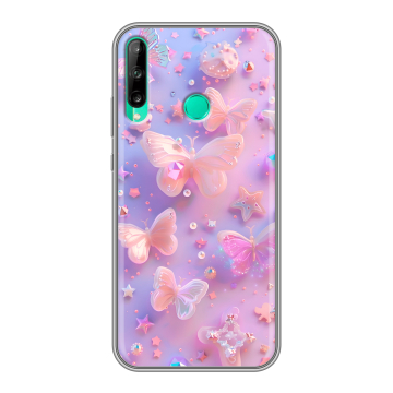 Силиконовый чехол на Huawei P40 Lite E с принтом Бабочки