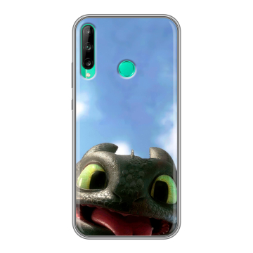 Силиконовый чехол на Huawei P40 Lite E с принтом Как приручить дракона